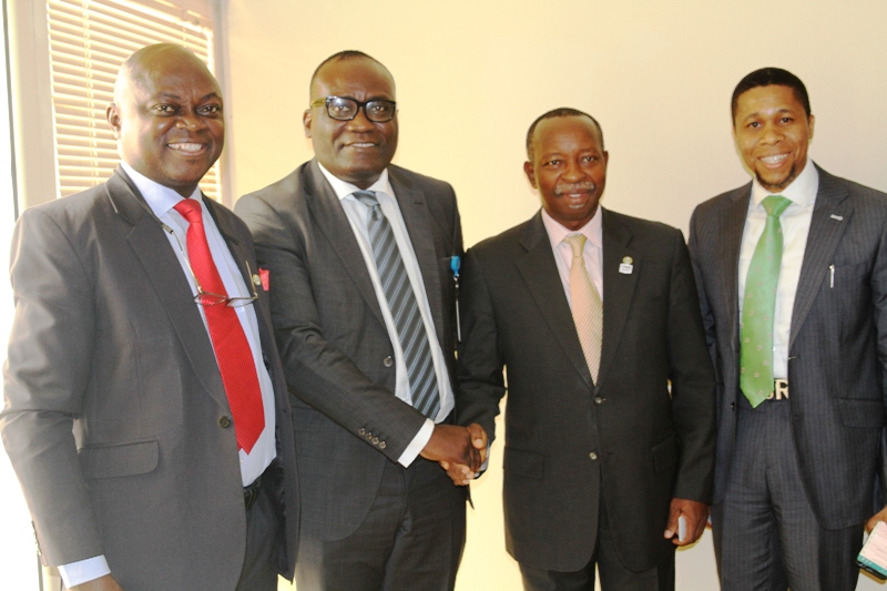 SEC,  3 L-R,   Director, Corporate, Governance, Enforcement and Compliance, National Insurance Commission Mr Leo Akah, Director, Market Development Department, Securities and Exchange Commission Mr Edward Okolo, Director, Inspection, NAICOM  Mr Barineka Thompson and Member, Technical Committee on Financial Literacy,  Capital Market Master Plan  Implementation Committee Mr Omagbitse Barrow during a Financial Literacy Technical Committee with NAICOM weekend 