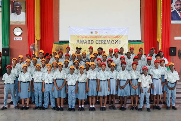 A cross section of the NNPC/SNEPCo National Cradle to Career scholars at the scholarship award ceremony held at Top Faith International Secondary School, Akwa Ibom State… recently