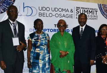 Left to Right: Minister of Finance, Budget and National Planning, Mrs Zainab Ahmed, and Acting Director General Securities and Exchange Commission, Ms Mary Uduk at the 2nd Private Equity Summit by Udo Udoma & Belo Osagie in Lagos Weekend