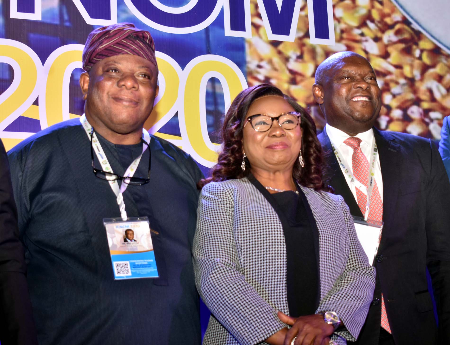 L-R,  CEO Nigerian Economic Summit Group Mr Laoye Jaiyeola, > Acting Director General SEC  Ms Mary Uduk and Managing Partner, Trans > Sahara Investment Corporation Mr Kyari Abba Bukar during the during > the International Conference on Nigerian Commodities Market in Abuja, Tuesday
