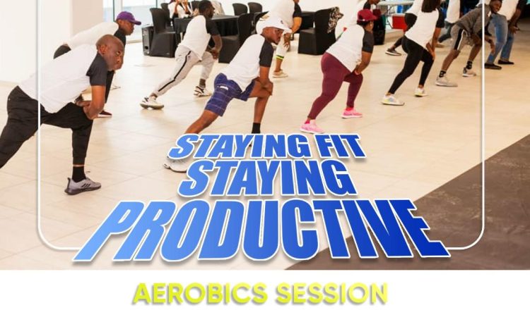 ACAMB Champions Bankers Wellness With Aerobics Fitness Session