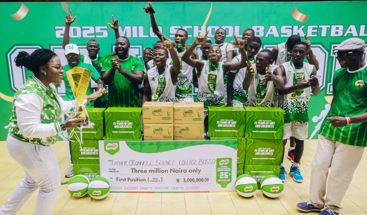 Father O’Connell Science College , GSS Karu Crowned Champions At 25th MILO Basketball National Finals
