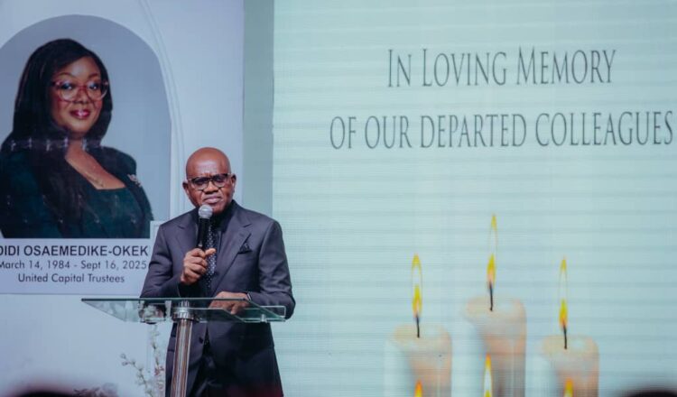 United Capital Group Hosts Befitting Memorial Service for Deceased Colleagues