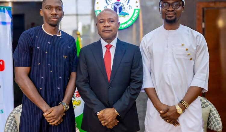 Governor Mbah Backs Kenneth Omeruo’s Grassroots Football Initiative