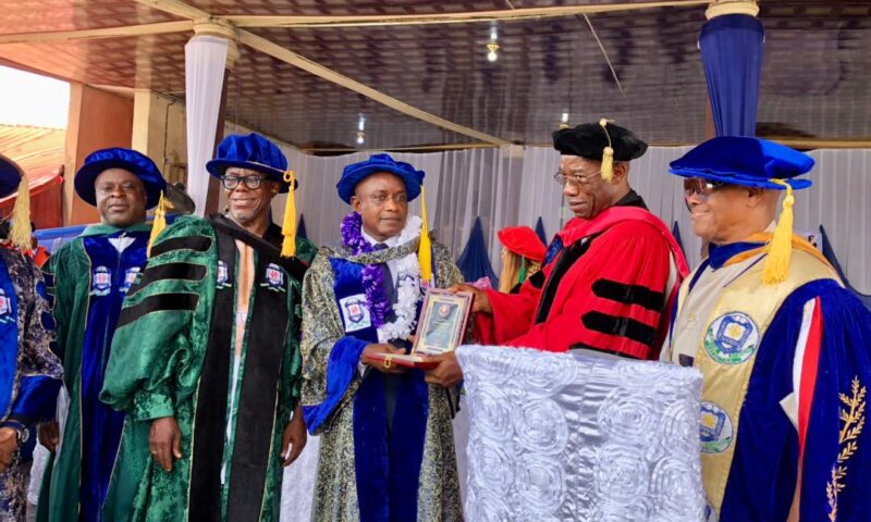 Sir Malinson Ukatu Honoured with Honorary Doctorate by Tansian University