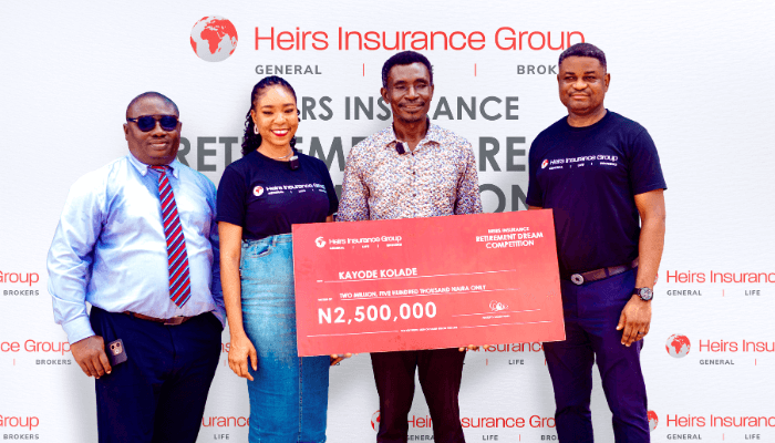 51-Year-Old Kayode Kolade Wins Inaugural Heirs Insurance Retirement Dream Competition